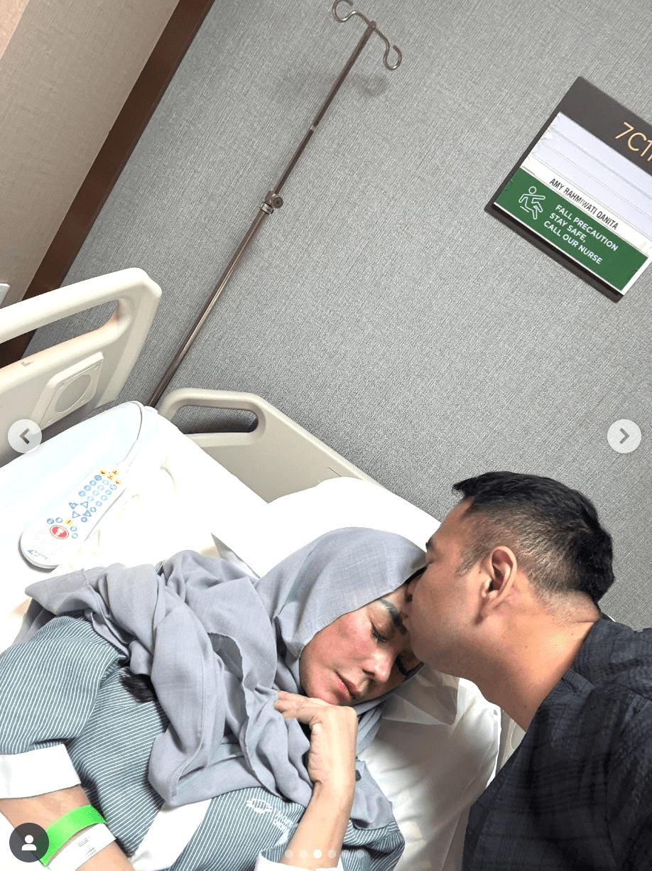 Raffi Ahmad jaga Amy Qanita